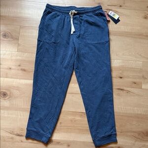 ✨NWT✨ Vineyard Vines Sunwashed Indigo Knit Joggers, Size Medium